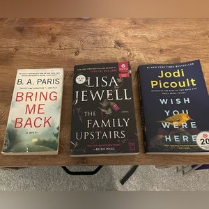 Book lot of fiction reads by BA Paris, Jodi Picoult and Lisa Jewel